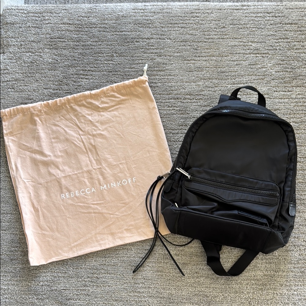 BNWT Rebecca Minkoff Black mini Backpack Classic Design